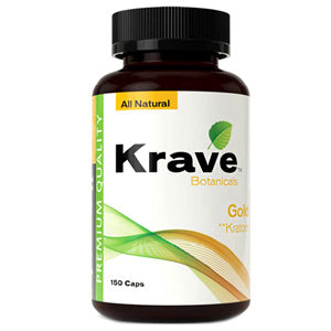[M1312] KRAVE Kratom Gold Caplets 150/1ct