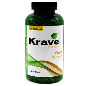 [M1314] KRAVE Kratom Gold Caplets 500/1ct