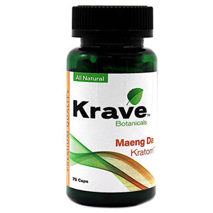 [M1332] KRAVE Kratom Maeng Da Caplets 75/1ct