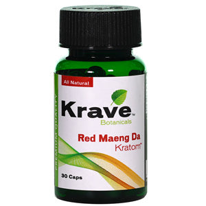 [M1348] KRAVE Kratom Red Maeng Da Caplets 300/1ct