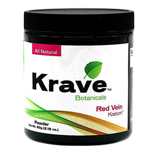 [M1356] KRAVE Kratom Red Vein Powder 60g 1ct