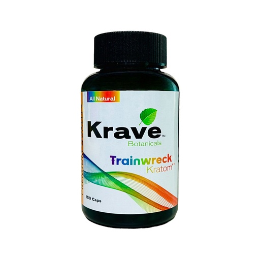 [M1363] KRAVE Kratom Trainwreck Caplets 150/1ct
