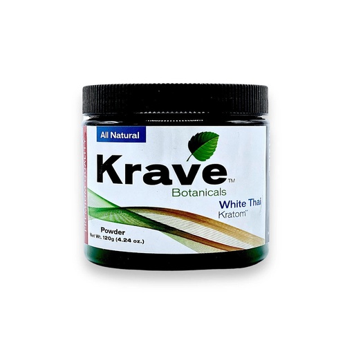 [M1374] KRAVE Kratom White Thai Caplets 150/1ct