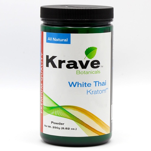 [M1375] KRAVE Kratom White Thai Caplets 300/1ct