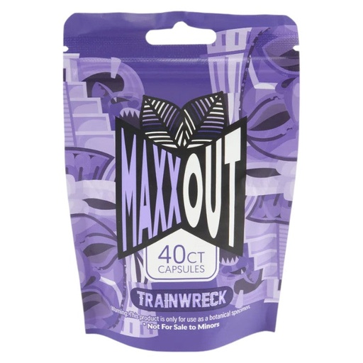 [M1398] MAXXOUT Kratom Trainwreck Capsules 40ct
