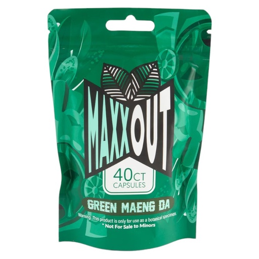 [M1400] MAXXOUT Kratom White Maeng Da Capsules 40ct