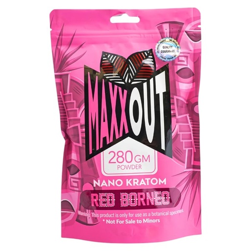 [M1409] MAXXOUT Kratom Red Borneo Powder 280g