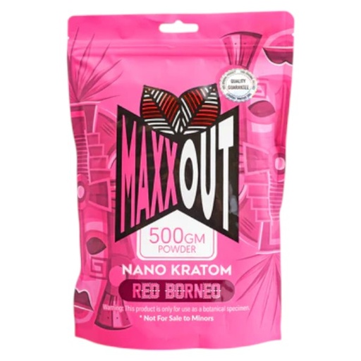 [M1412] MAXXOUT Kratom Red Borneo Powder 500g