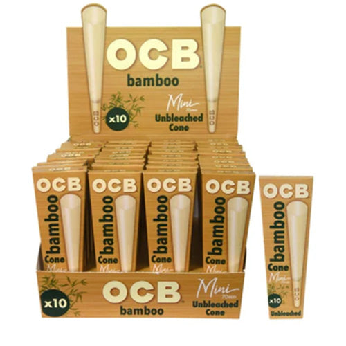 [M1428] OCB Cones Bamboo Mini Size 10/32ct