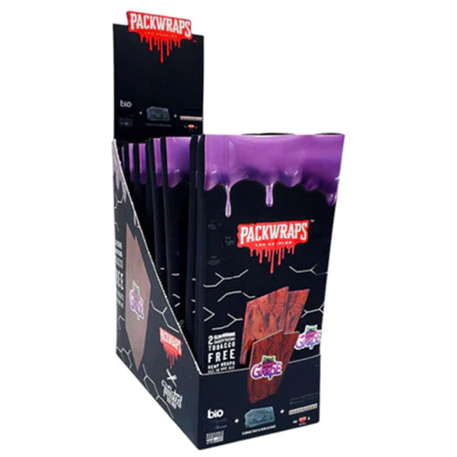 [M1433] PACKWRAPS X TWISTED Gushin Grape 2-Pack 10ct