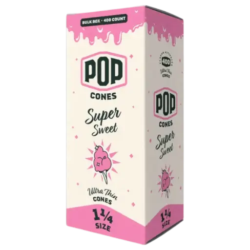 [M1490] POP CONES Bulk Ultra Thin Cones Super Sweet 11/4 Size 400ct