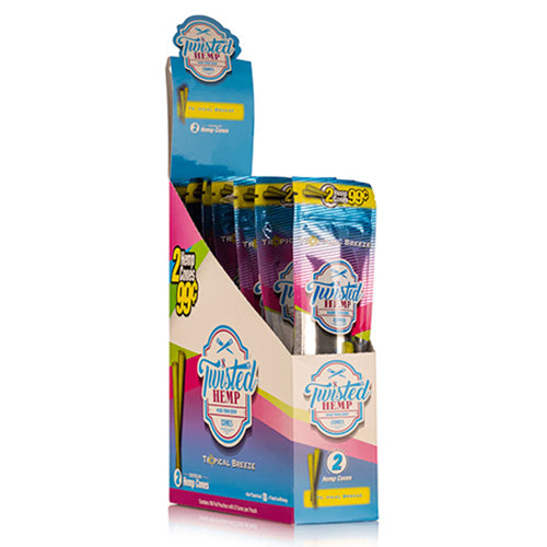[M1542] TWISTED HEMP Cones Tropical Breeze 2-Pack 10ct