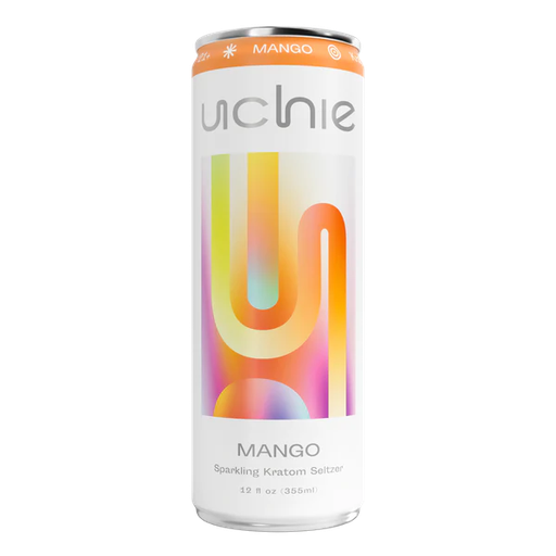 [M1573] UCHIE Kratom Seltzer 50MIT Mango 12oz 1ct