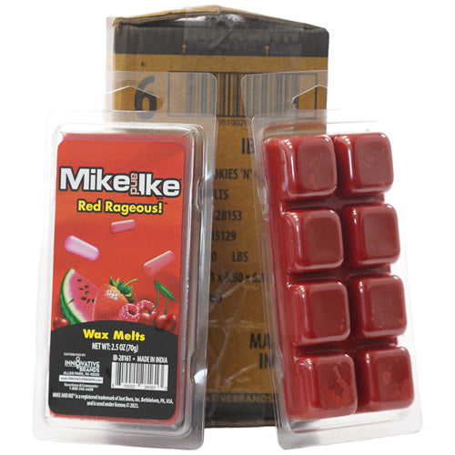 [M1665] SWEET TOOTH 2.5oz Mike & Ike Red Rageous Wax Melts 6ct