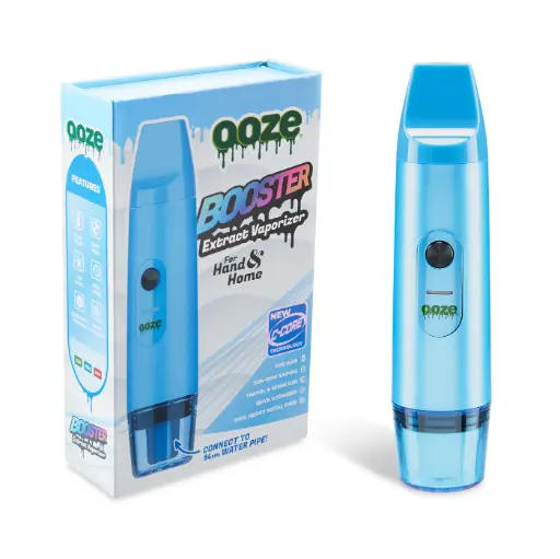 [M1740] OOZE Booster 2-in-1 Wax Kit Arctic Blue 1ct