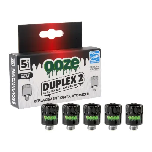 [M1745] OOZE Duplex 2.0 Replacement Atomizers 5-Pack 1ct