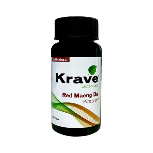 [M1761] KRAVE Kratom Red Maeng Da Caplets 75/1ct