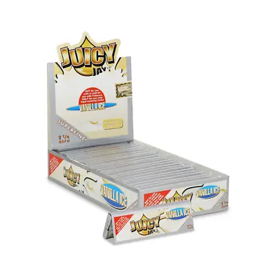 [M1768] JUICY JAY'S Superfine Papers 11/4 Size Vanilla Ice 24ct
