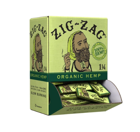 [M1786] ZIG ZAG Papers Hemp 11/4 Size Promotional Pack 48ct