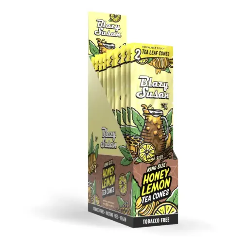 [M1840] BLAZY SUSAN Tea Leaf Honey Lemon Cones 2/10ct
