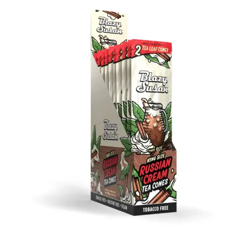 [M1841] BLAZY SUSAN Tea Leaf Russian Cream Cones 2/10ct