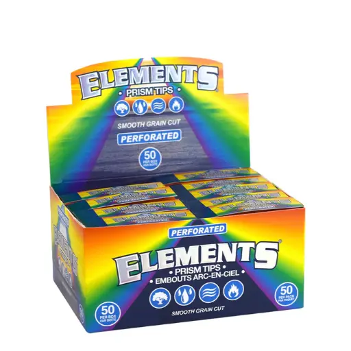 [M1851] ELEMENTS Prism Tips Perforated 50ct