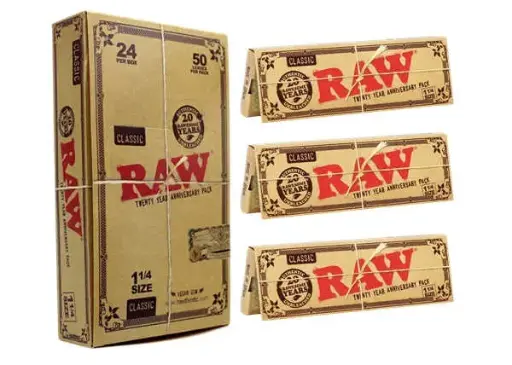 [M1880] RAW Classic Papers 11/4 Size 20th Anniversary 24ct