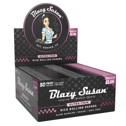 [M1902] BLAZY SUSAN Rice Papers King Size Slim 50ct
