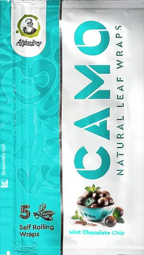 [M1916] CAMO Natural Leaf Wraps Mint Chocolate Chip 5-Pack 25ct