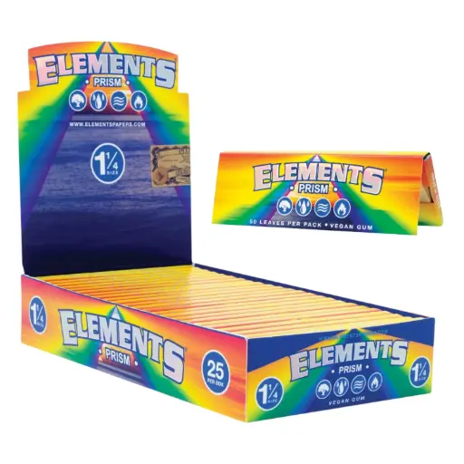[M1972] ELEMENTS Prism Papers 11/4 Size 25ct