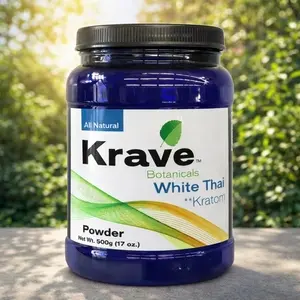 [M2022] KRAVE Kratom White Thai Powder 500g 1ct