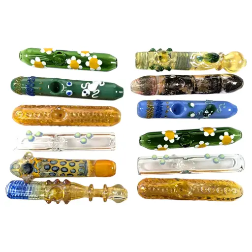 [HP-Deal-AB23] Hand Pipe Deal - AB23 - (Pack of 12) BUNDLE ASSORTED STEM ROLLER