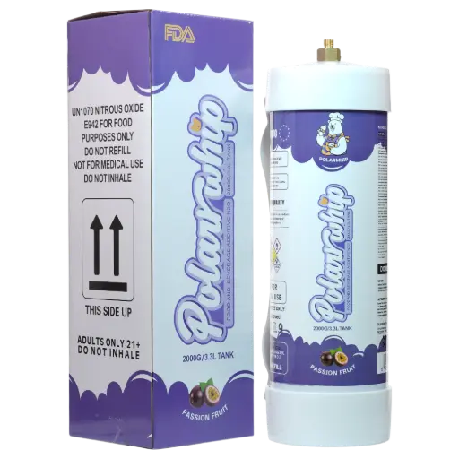 [AM050087] Polar Whip Chargers With Safety Relief Valve 3.3L 2000 GR-Passion Fruit (2 packs per Box)