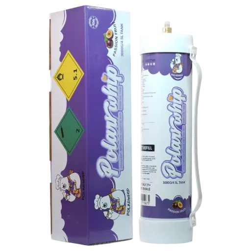 [AM050094] Polar Whip Chargers With Safety Relief Valve 4.5L 3000 GR-Passion Fruit (1 pack per Box)