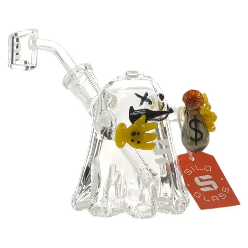 [PC31112] Silo Glass Ghost (8124)  4.0"