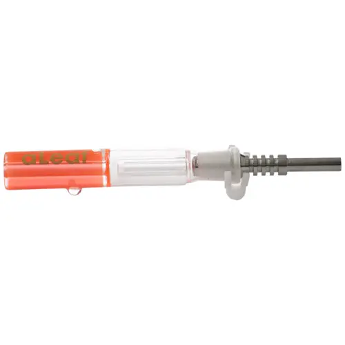[PC33794] aLeaf Dabbers Honey Straw Glycerin Titanium Tip 8478 5.0" Orange