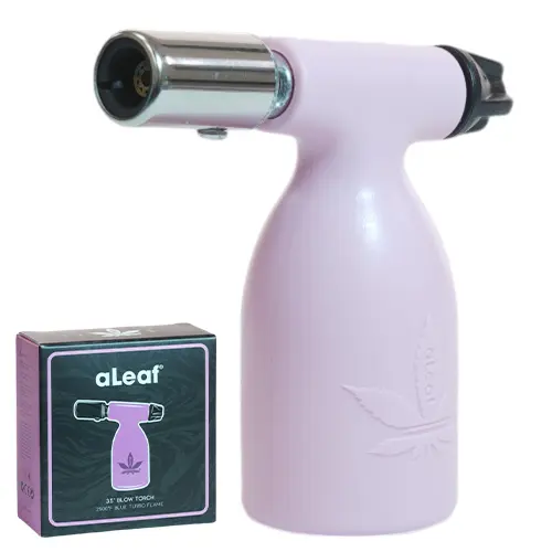 [PC25902] aLeaf Lighter Torch Supernova Blow 3.5" (8531) Pink