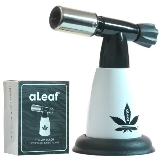 [PC34011] aLeaf Lighter Blow Torch (8542) 5.0" White