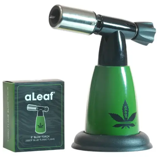 [PC34012] aLeaf Lighter Blow Torch (8542) 5.0" Green