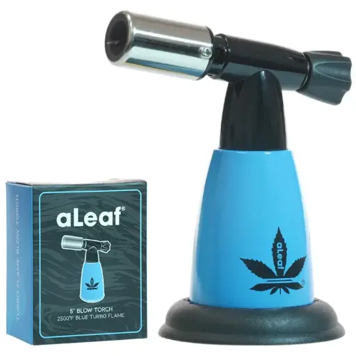 [PC34015] aLeaf Lighter Blow Torch (8542) 5.0" Blue