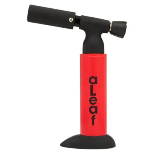 [PC35004] aLeaf Lighter Torch Blow Blue Turbo Flame 7.0"-Flaming Red