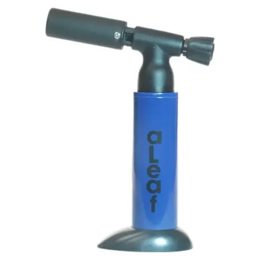 [PC35011] aLeaf Lighter Torch Blow Blue Turbo Flame 7.0"-Navy