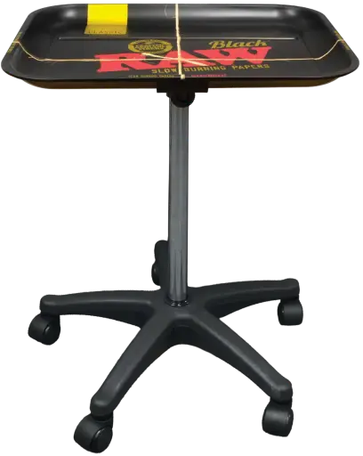 [M2108] RAW Black Tray w/ Table Stand 1ct