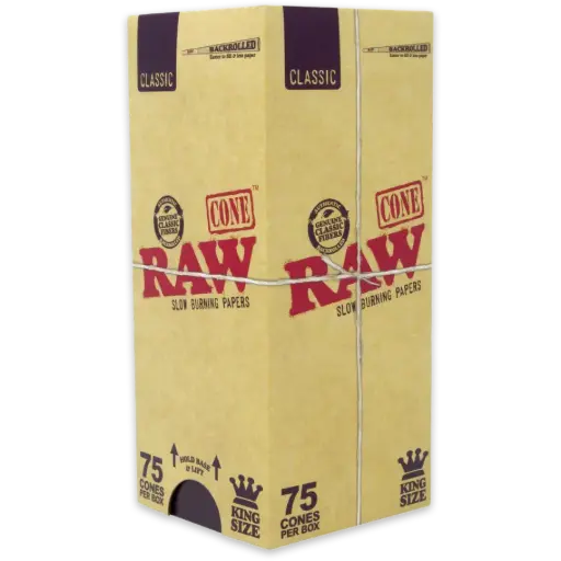 [M2113] RAW Classic Cones King Size 75ct