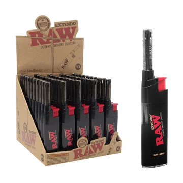 [M2124] RAW Lighter Entendo Black 50ct