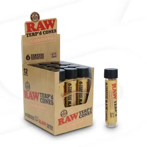 [M2147] RAW Terp Dipped Cones Georgia Pie 6/12ct