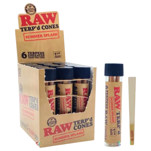 [M2148] RAW Terp Dipped Cones Summer Splash 6/12ct
