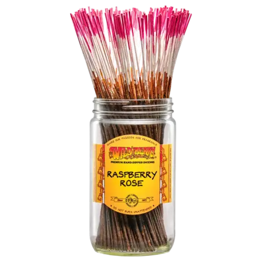 [M2217] WILDBERRY Incense Sticks Raspberry Rose 100/1ct