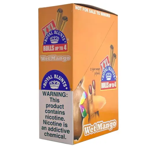 [M2231] XXL Tobacco Wraps Wet Mango 25ct