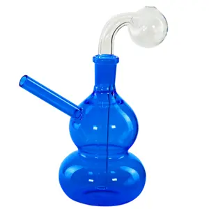 [AM025147] O.B. Water Pipe Double Round 8184 6.0" Blue